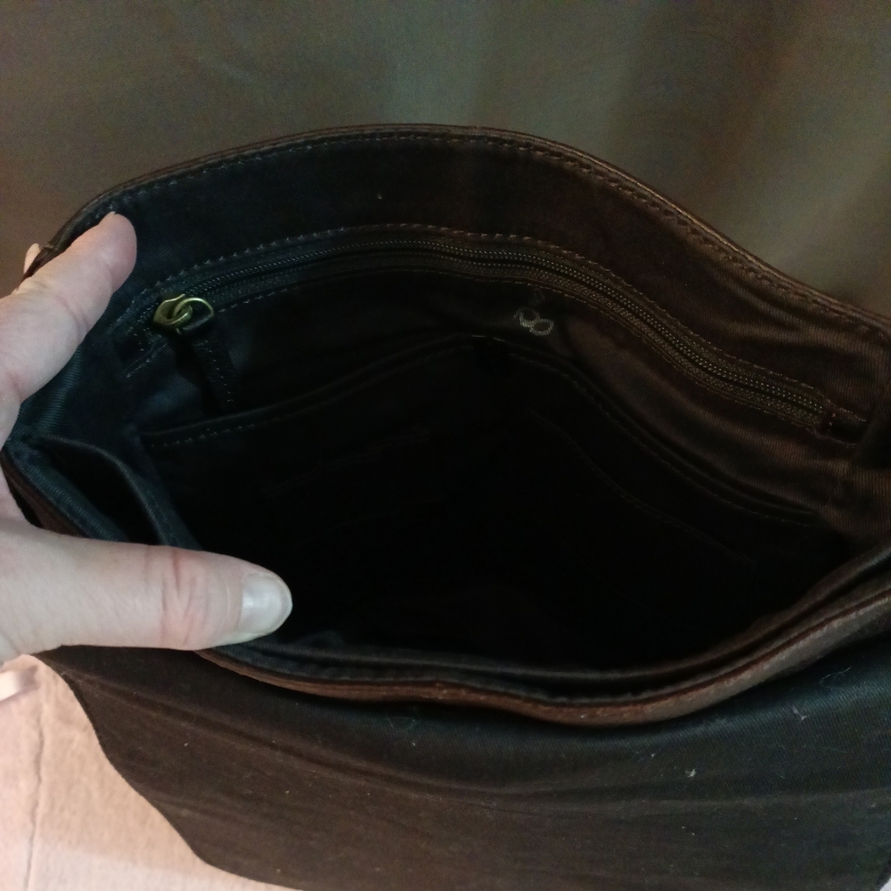 Fossil vintage Leather Crossbody Purse Medium - Picture 7 of 14